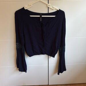 Beautiful navy blue blouse. Size XS